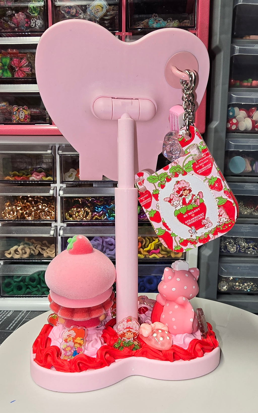 Strawberry phone stand