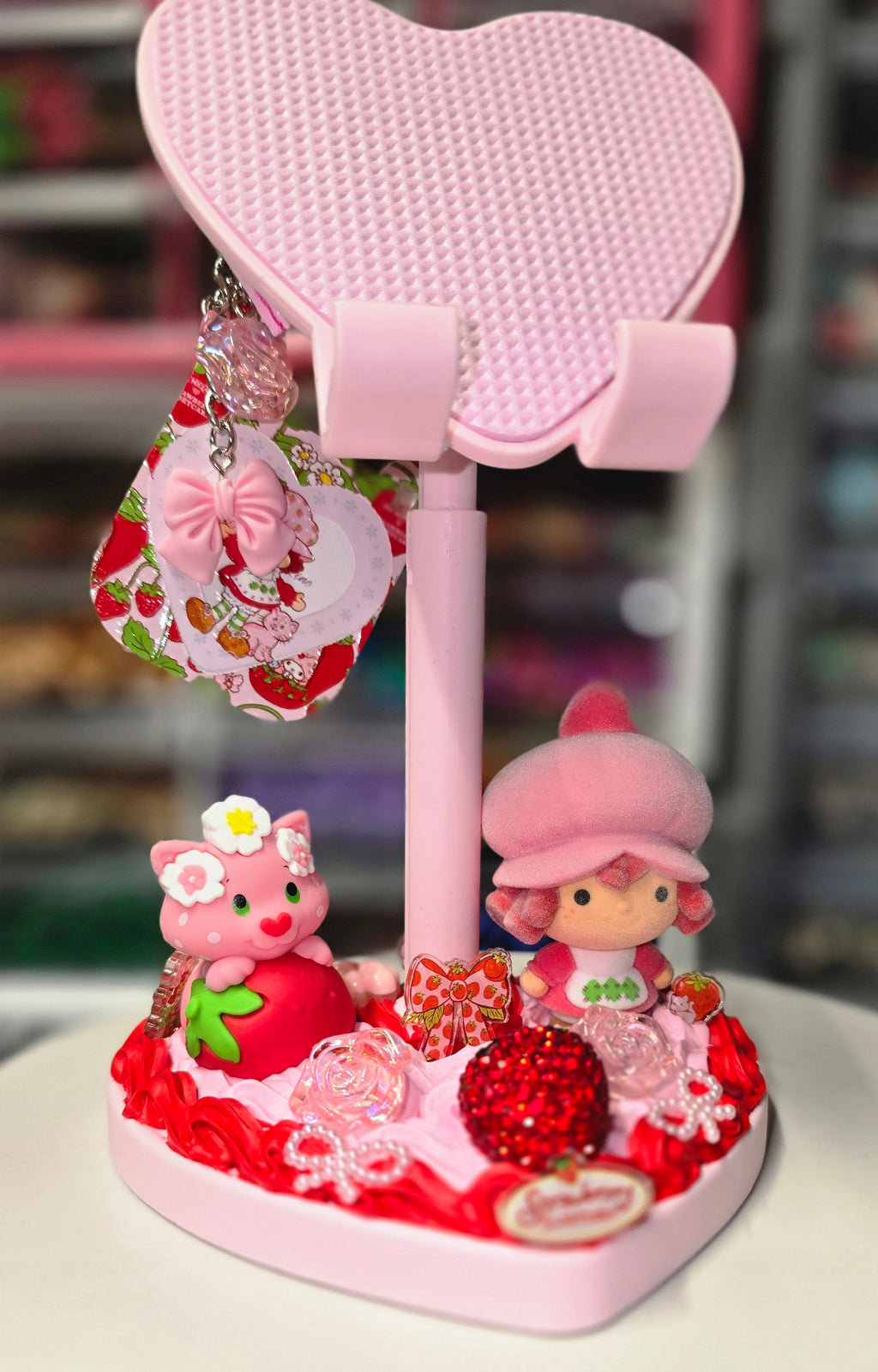 Strawberry phone stand