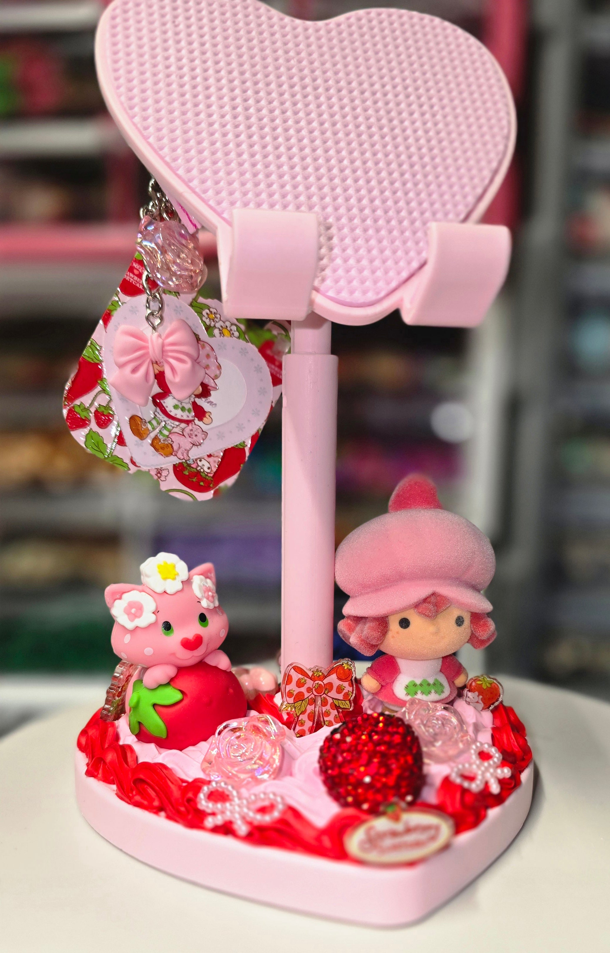 Strawberry phone stand