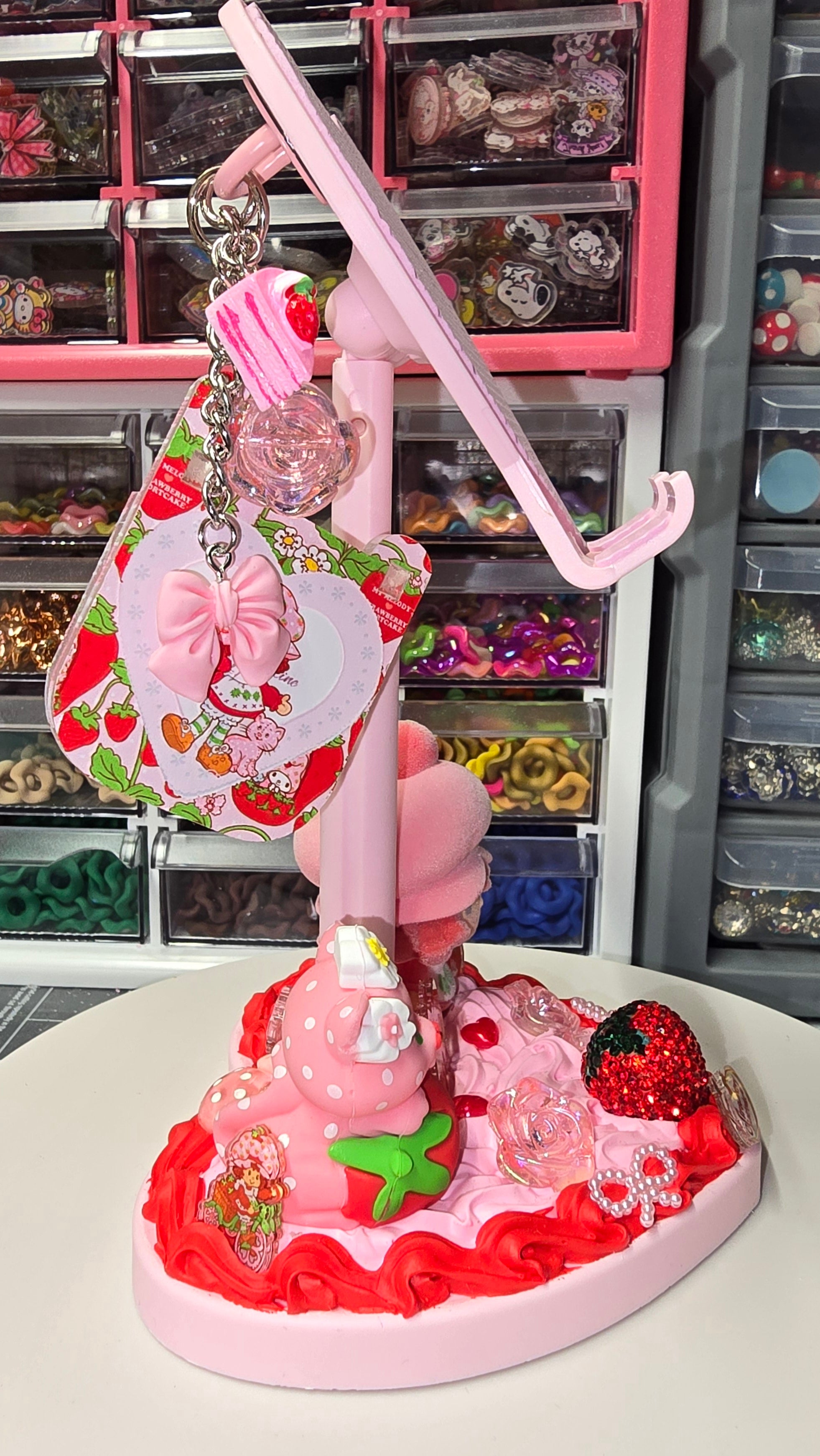 Strawberry phone stand